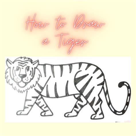 卡通老虎畫法|中国画老虎，简单易学适合儿童和初学者 How to draw a tiger,。